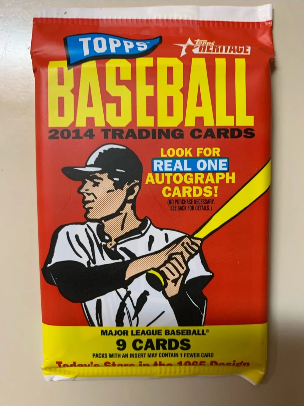 2014 Topps Heritage Baseball Unopened Pack Lot (4 Packs) - Sealed Retail